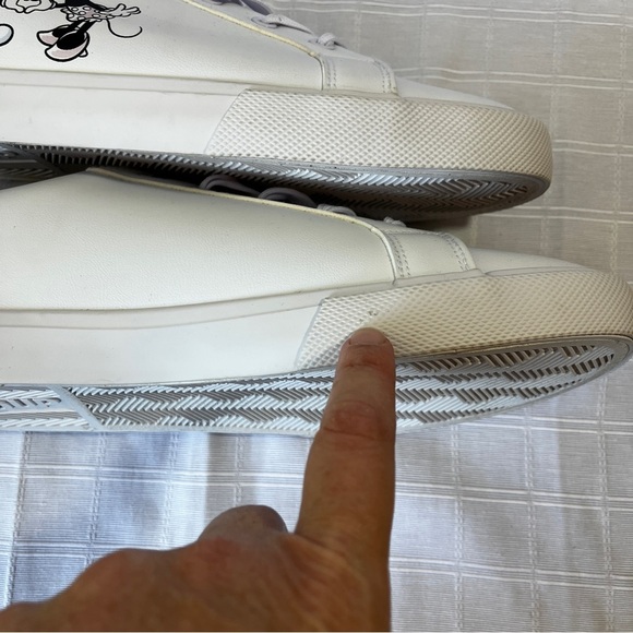 Disney Mickey and Minnie White Sneakers NWOT Women's Size 11 - Picture 8 of 14